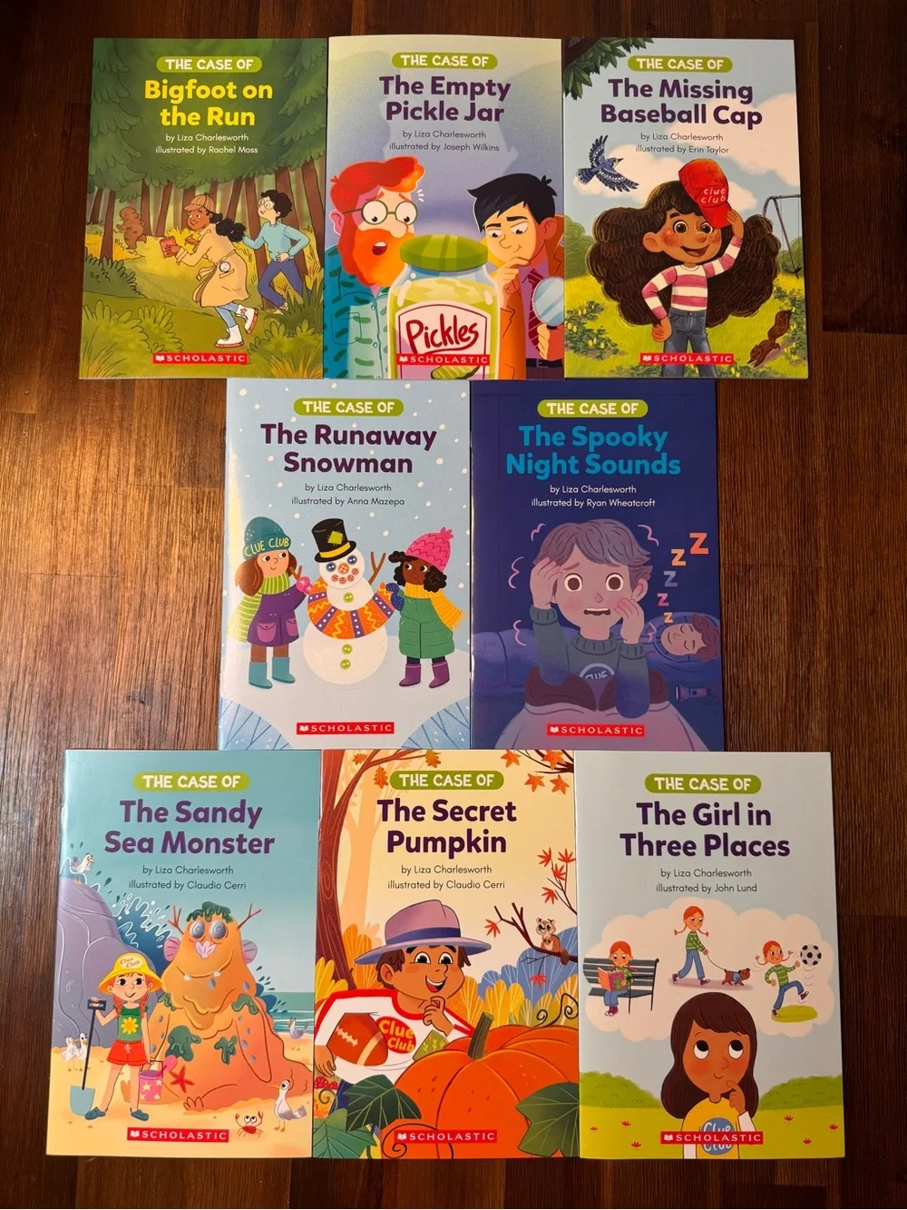 Scholastic Clue Club Decodable Mysteries – Set of 8 Books | Early Readers